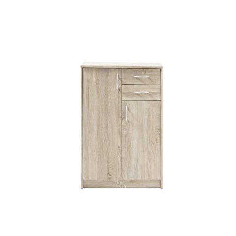 Stella Trading Kommode mit Schubladen, Eiche Sonoma Nachbildung, BxHxT 74x112x35 cm