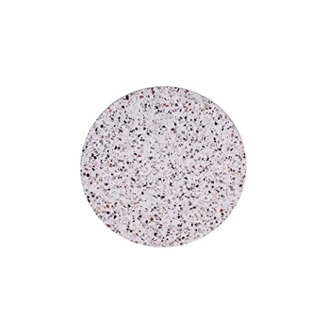 MaximaVida runde Tischplatte Lucca 58 cm – Terrazzo-Optik