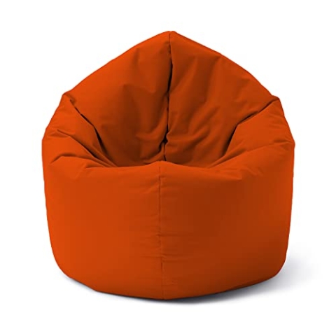 Lumaland Sitzsack Drops: runder Sitzsack (300 L) mit 2-in-1-Funktion für bequemes Sitzen & Liegen | Der Doppelagent für Relax-Momente in- & Outdoor I Mit anpassungsfähiger EPS-Füllung | Ø 120 x 75 cm