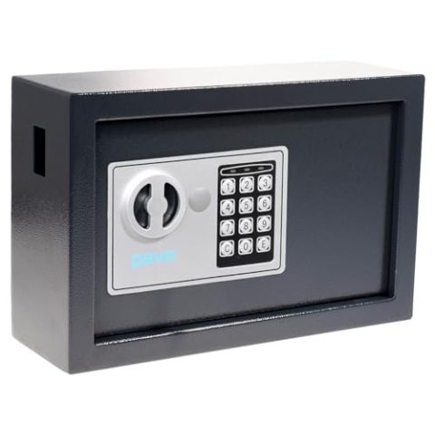 Pavo - Schlüsseltresor / Hochsicherheits-Schlüsselschrank für 20 Schlüssel / Schlüsselsafe / Abmessungen: 310 x 100 x 200 mm / 20 Schlüsselanhänger - Incl .