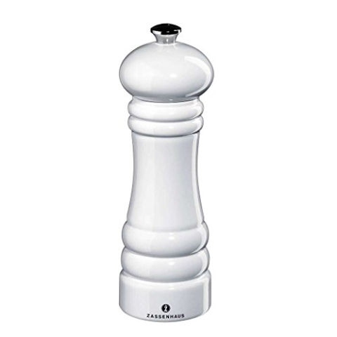 Zassenhaus Salzmühle BERLIN, holz, Bianco Splendente, 18 cm