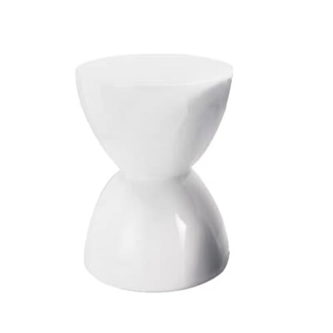 Fine Asianliving Keramik Hocker Weiß Handgefertigt - Naida D33xH46cm China Keramik Gartenhocker Porzellan Glasierte Keramik Stool Chinesische Hocker Drum Garden Stool