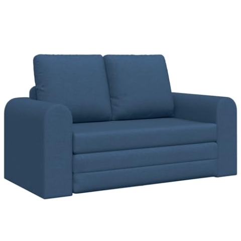 vidaXL Boden-Schlafsofa 2-in-1 Blau 148x71x83 cm Stoff