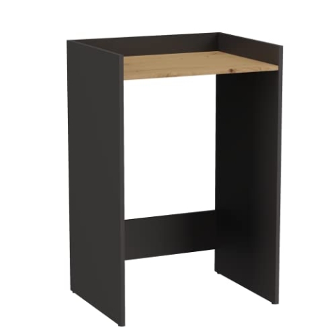 CDF Waschmaschinenschrank Pola NP | Farbe: Anthrazit - Eiche Artisan | Moderner Schrank über der Waschmaschine | Ablagefläche | Geräumige Einlegeböden | Einfache Montage