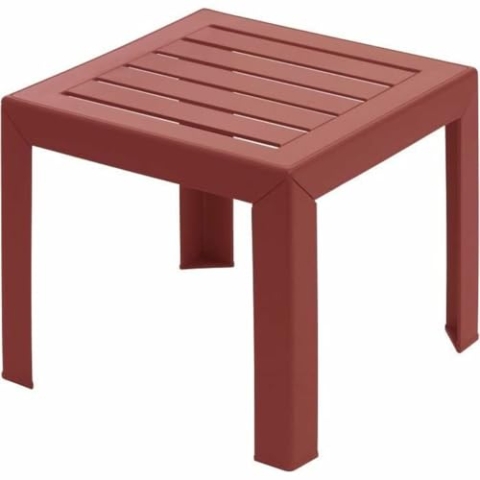 Grosfillex Beistelltisch Miami, rot, 40 x 40 x 41 cm, Marke EAN: 3100038176788
