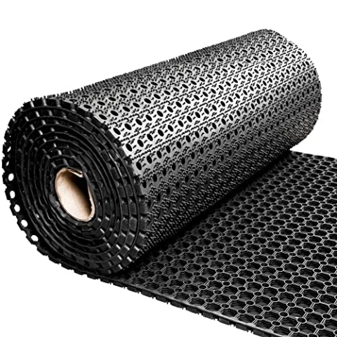 Vivol Ringgummimatte-Meterware - 100cm breit - Rollenware pro Meter - max. 1000cm lang