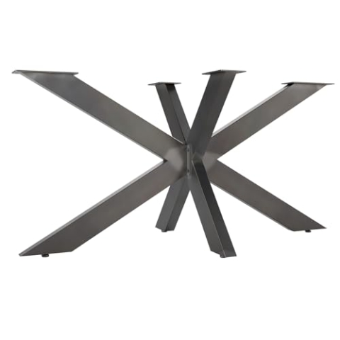 SOTECH Tischgestell SPIDER/Schwerlast Tisch-Beine aus Stahl in Vintage Look/Tisch-Füße, Höhe: 710 x Breite: 780 x Länge: 1500 mm/Einfache Montage/Tisch-Kufen für DIY-Projekte Esstische