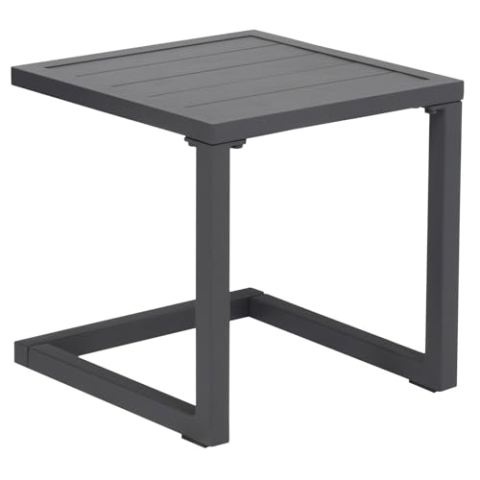 Happy Garden Beistelltisch Barbados aus Aluminium in Anthrazitgrau