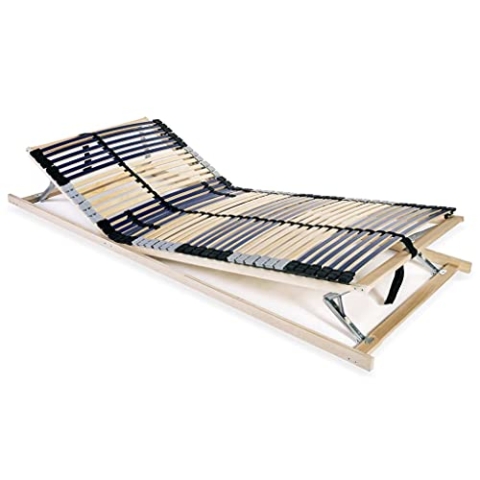 vidaXL Lattenrost 42 Latten 7 Zonen 80x200cm Lattenrahmen Bettrost Holzlatten