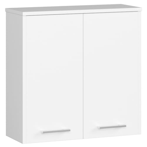 AKORD Hängender Badezimmerschrank FIN W60 2D 2-türig, B60 x H60 x T22,5 cm, Gewicht 18 kg