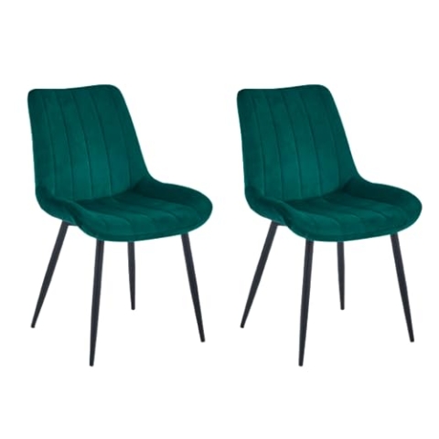 Colenis - Verta Esszimmerstuhl - Set Van (2, Grün)
