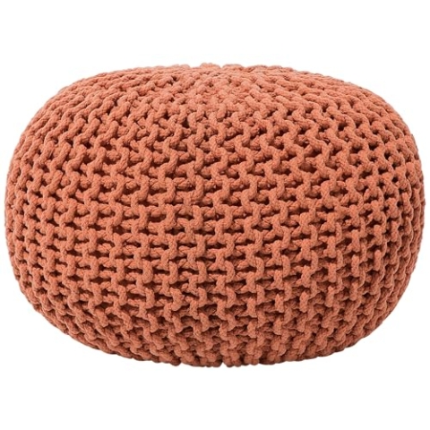 Beliani Pouf Kupfer 50 x 35 cm Conrad