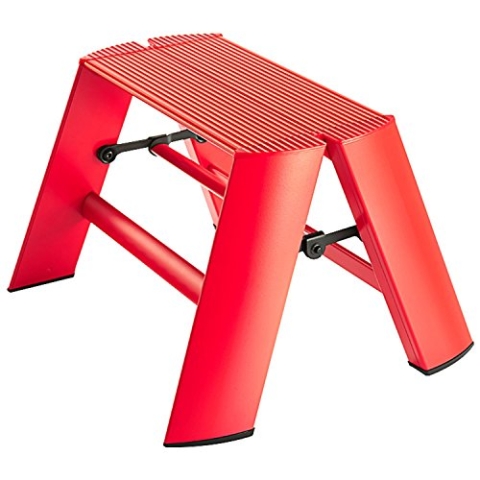 Hasegawa Ladders Lucano Tritthocker, Rot
