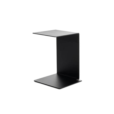 Home Deluxe - Beistelltisch Kalea - Maße: 30 x 35 x 45 cm, Farbe Schwarz, 360° Drehbar, Material Stahl I Couchtisch Wohnzimmertisch Sofatisch