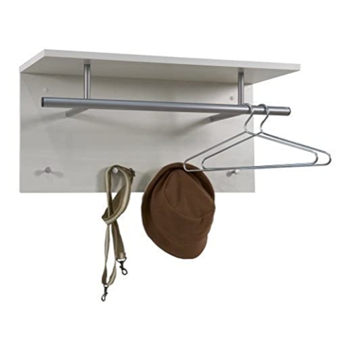 FMD Möbel, 441-001 Spot Garderobe , weiß, maße 72.0 x 35.0 x 29.5 cm (BHT)