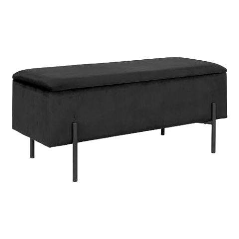 House Collection Sitzbank Ylwa, Samt, Schwarz