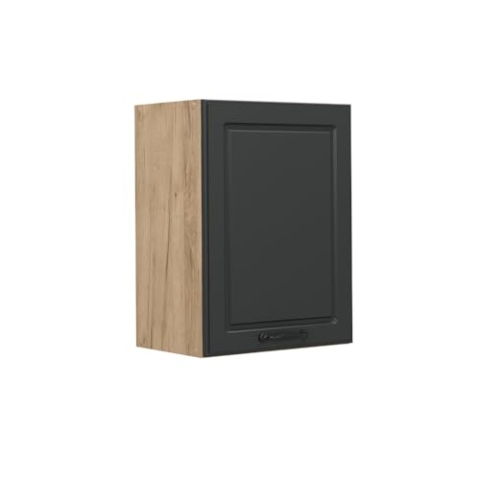 Vicco Hängeschrank R-Line, hängender Küchenschrank, Anthrazit Landhaus, 45 cm