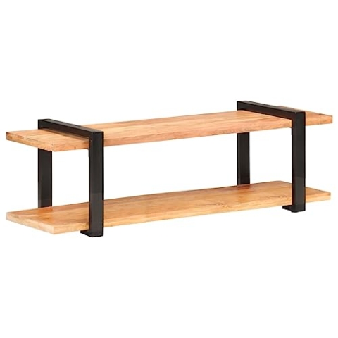 vidaXL Akazienholz Massiv TV Schrank Lowboard TV Möbel Tisch Board Sideboard Fernsehtisch Fernsehschrank HiFi-Schrank Couchtisch 130x40x40cm