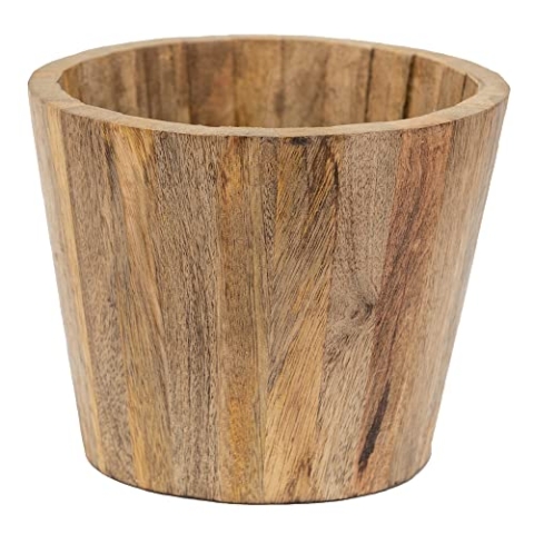 Clayre & Eef 6H2149L Blumentopf für Innen Braun Ø 20x20 cm