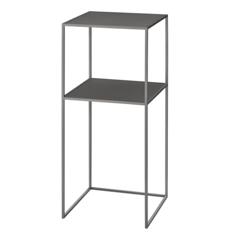 Blomus Fera Decorative Stand, Steel Grey, Flower Stand, Grey, 35 L x 35 W x 80 H cm, Steel Plant Stand