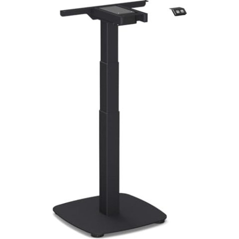 Worktrainer - TinyDesk Höhenverstellbarer Kleine Schreibtisch - Elektrisches Gestell - Höhe 58-123cm - Schwarz