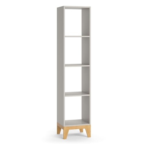 VitaliSpa Kinderregal Malia, Spielzeugregal für Faltboxen, Cashmere-Eiche, 35.2 x 159.5 cm