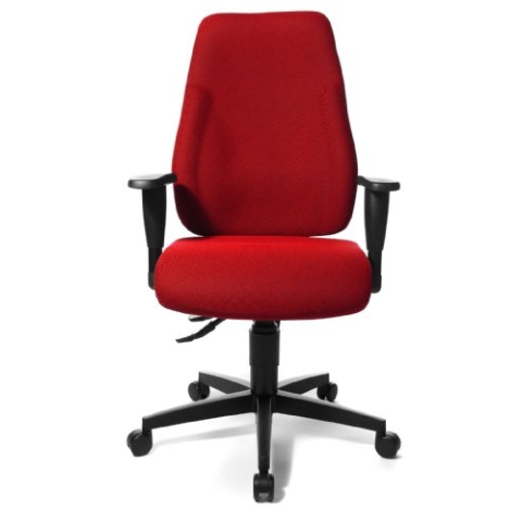 TOPSTAR Lady Sitness Bürostuhl Für Frauen - Modern, Rot, Polyester, Erwachsene, Büro, Höhenverstellbar