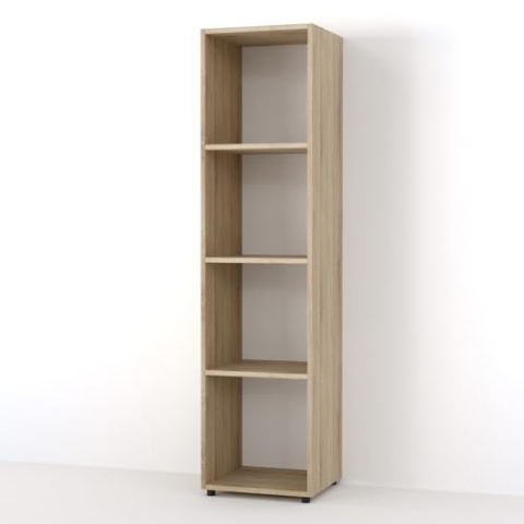 Vicco Raumteiler Ludus, stehendes Bücherregal, Sonoma, 36 x 145 cm