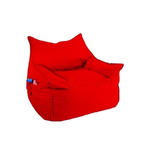 Atelier Del Sofa Pouffe | Wasserdichtes Styropor | Rot