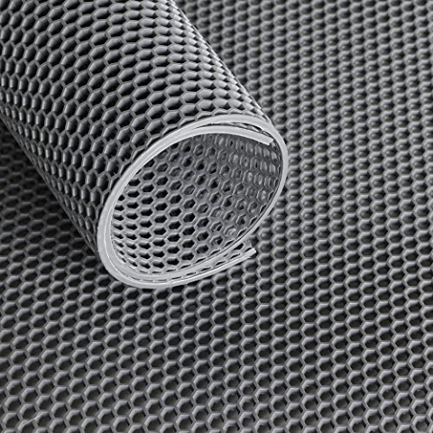 Ultra Grip Gittermatte mit Wabenstruktur - pro laufendem Meter (Grau, 120 cm)