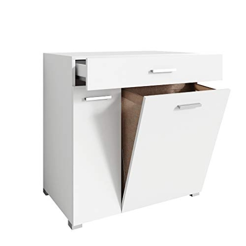 Vicco Badschrank Matteo, Badmöbel, Weiß, 75 x 78.5 cm
