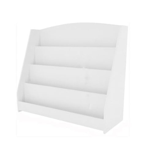 Kinder-Bücherregal - 88 x 80 x 30 cm - Weiß - Holz - Kinderbücherregal - Bücherregal Kinderzimmer