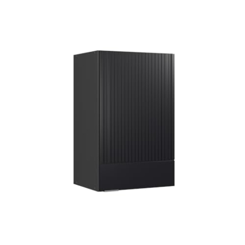 Vicco Küchenschränke Fame-Line, hängender Küchenschrank, Schwarz gestreift, 45 cm
