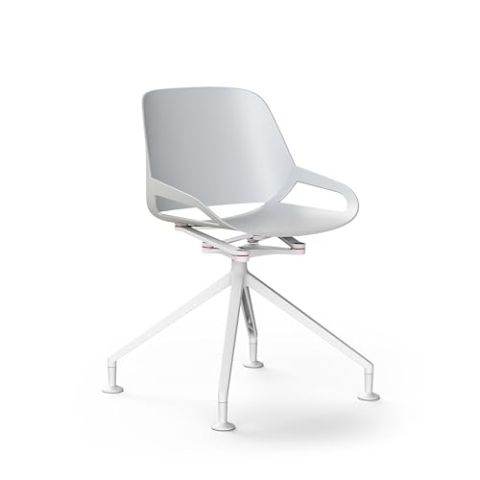 aeris Numo moderner Schwingstuhl – Schalenstuhl mit stylischem Fußkreuz – Design Drehstuhl für Büro und Esszimmer – ergonomischer Stuhl für einen gesunden Rücken