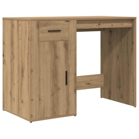 vidaXL Schreibtisch Artisan-Eiche 100x49x75 cm Holzwerkstoff, Bürotisch, Arbeitstisch, Schreibtisch mit Stauraum, Computertisch
