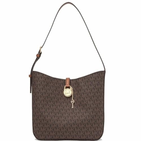 Michael Kors Lyra Umhängetasche, Braun, 27 x 23 x 11 cm, Marke: Michael Kors - EAN: 0197853079830
