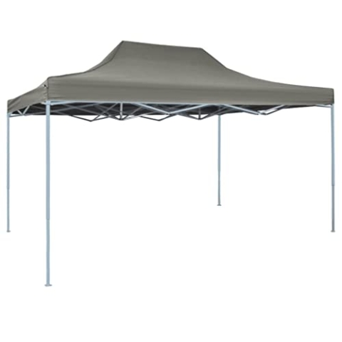 vidaXL Faltzelt 3x4,5 m Anthrazit Partyzelt Festzelt Gartenzelt Gartenpavillon