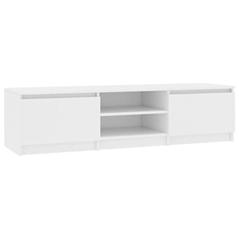 vidaXL TV-Schrank, Weiß, 140 x 40 x 35,5 cm