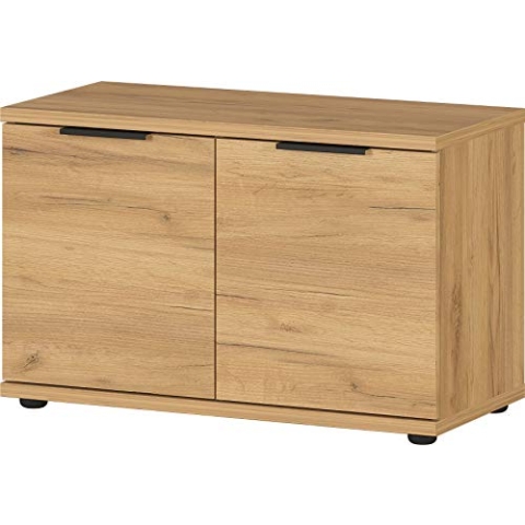 Germania Schuhbank 2795-243 GW-FREMONT, in navarra-Eiche-Nachbildung, mit Platz für bis zu 8 Paar Schuhe, 75x48x37 cm (BxHxT), navarra-eiche-nb., b/h/t 75/48/37 cm