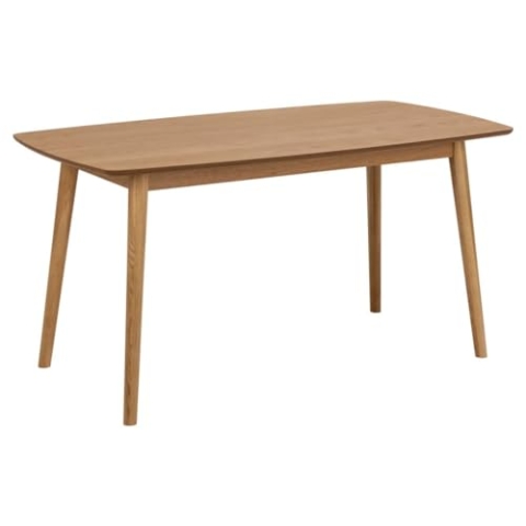 AC Design Furniture Pernille Esstisch, B: 150 x T: 80 x H: 75,5 cm, Eiche, Holz, 1 Stk, Eichenfurnier