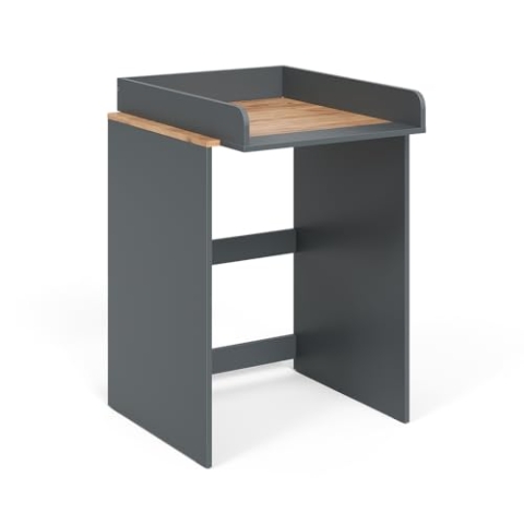 Vicco Waschmaschinenschrank Victor, Anthrazit/Goldkraft Eiche, 68 x 88.2 cm 2 Teile mit Wickelauflage