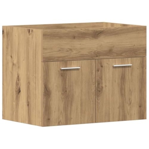 vidaXL Waschbeckenunterschrank Artisan-Eiche 60x38,5x46 cm