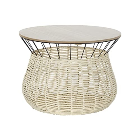 DKD Home Decor Beistelltisch, Eisen, MDF, Standard