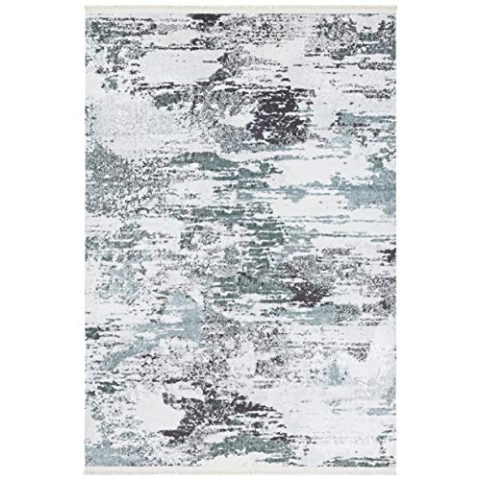 Nouristan Design Teppich mit Fransen Keon Grau, 160x230 cm