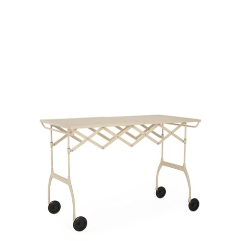 Kartell Battista, Servierwagen, Sahne