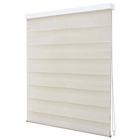 Intensions Tag und Nacht Exclusive n.211 – Rollo, Cremefarben Modern 150x5.5x5.5 cm cremefarben