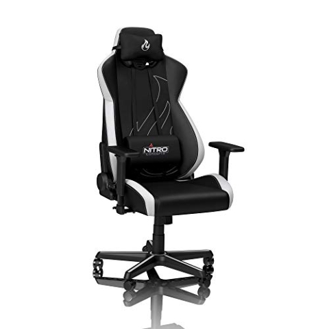 Nitro Concepts S300 EX Gaming-Stuhl, Radiant Weiß, 56 x 57 x 140 cm