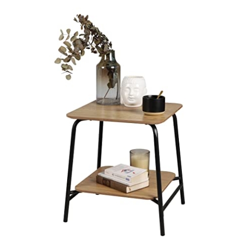 Urban Living Marcel BEISTELLTISCH, SCHWARZES Holz, normal