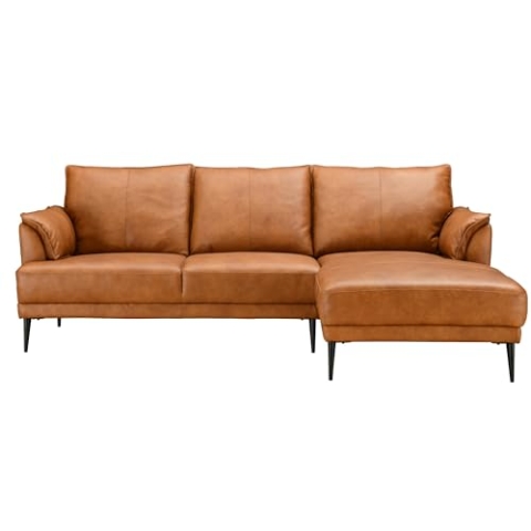 Furnhouse Chaises Longues, Leder, Braun, 155x233x88