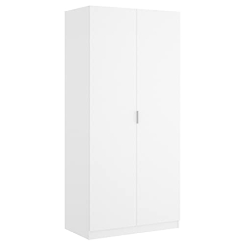 HOMEKIT Kleiderschrank, 2 Türen, Weiß, 81 x 184 x 52 cm